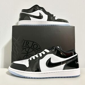 Air Jordan 1 Low SE “Concord” Men’s Size 10 White Black Lifestyle Sneakers